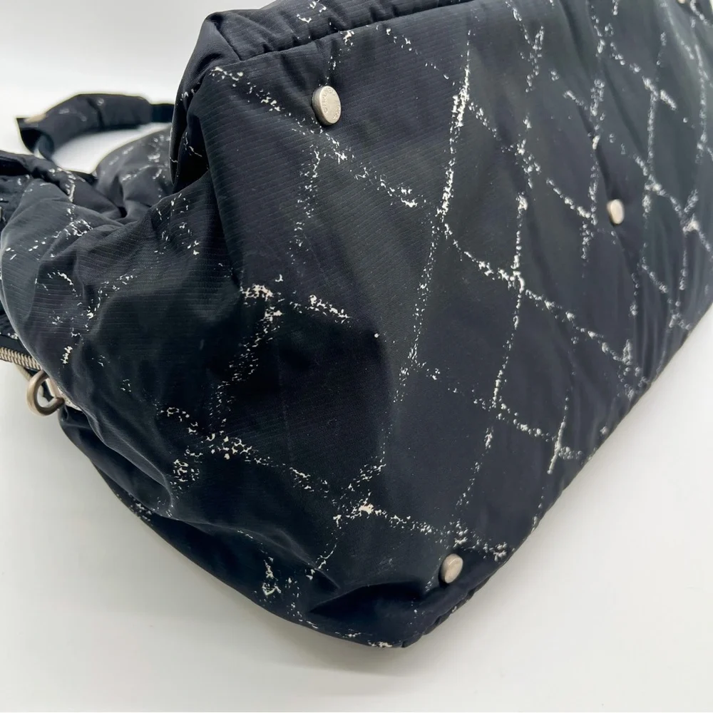 CHANEL Travel Line  Nylon Weekender Travel Bag Black - Picture 7 of 16